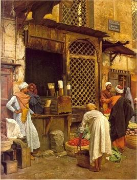 unknow artist Arab or Arabic people and life. Orientalism oil paintings  489